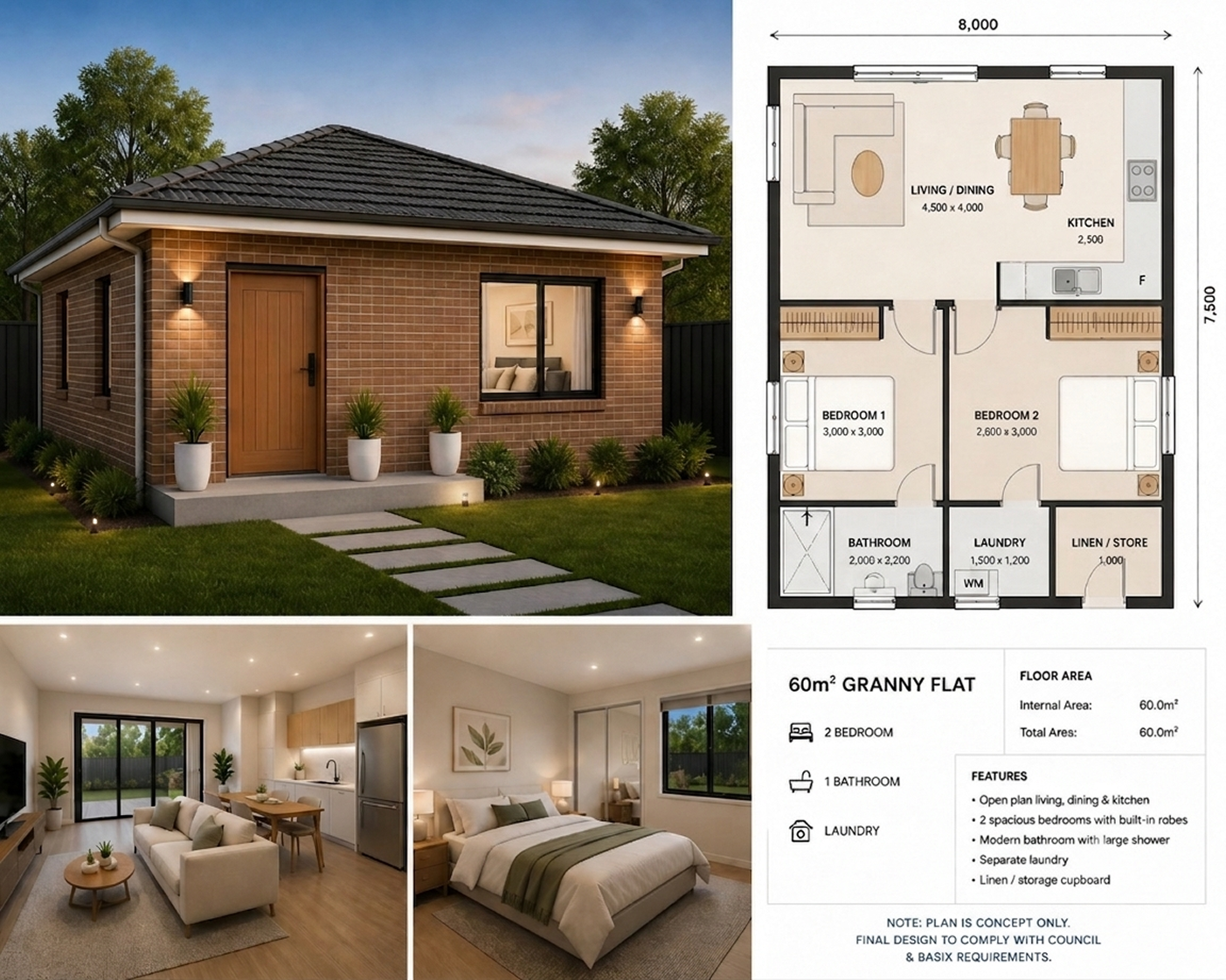 Hunter Harvey Homes render